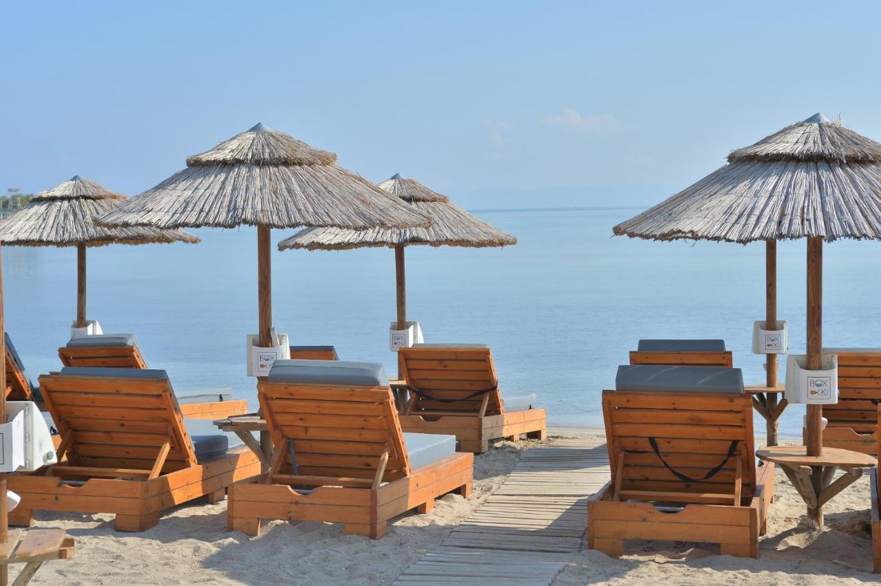 Aktaion Beach Boutique Hotel & Spa Skala  Bagian luar foto