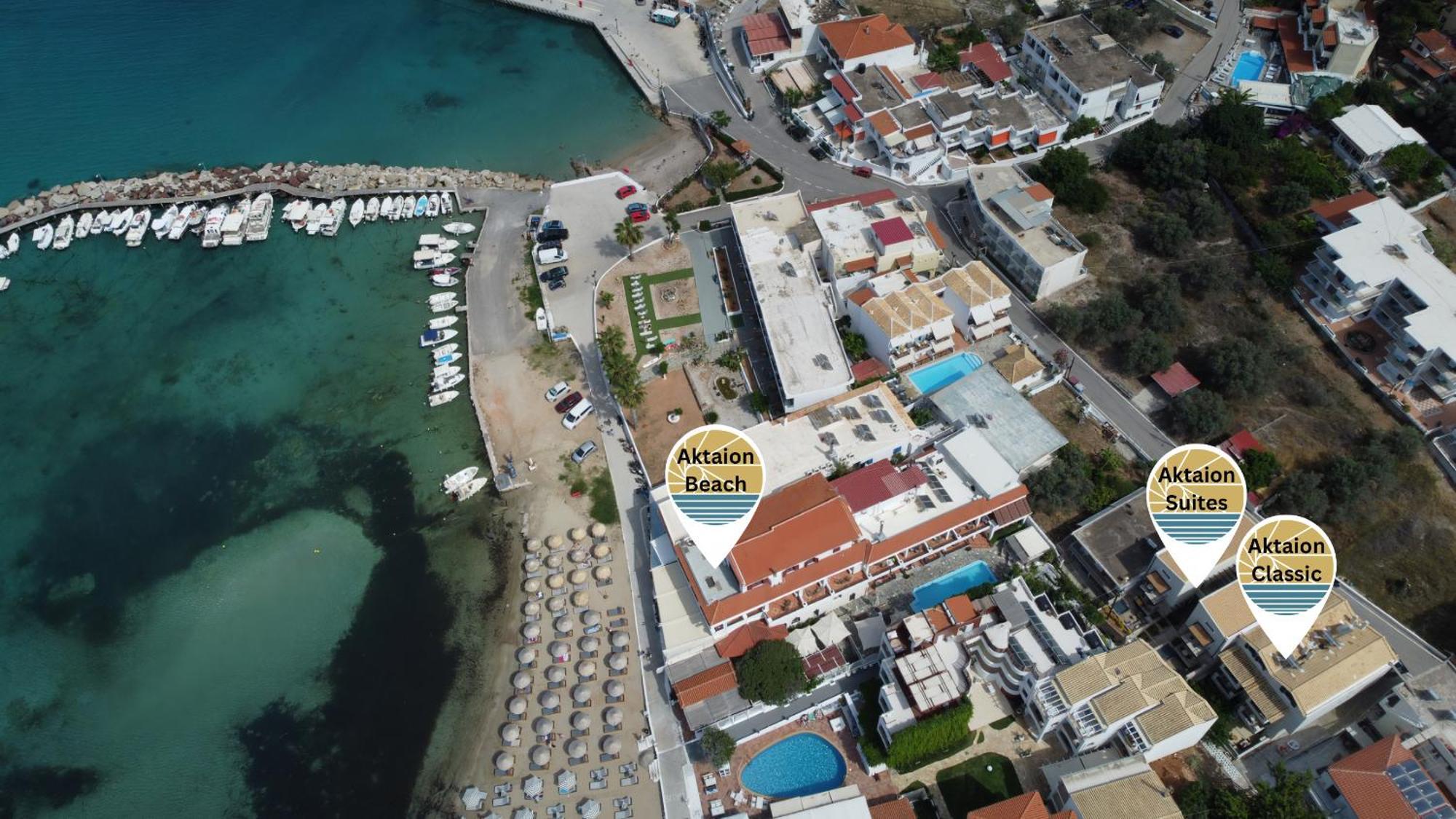 Aktaion Beach Boutique Hotel & Spa Skala  Bagian luar foto